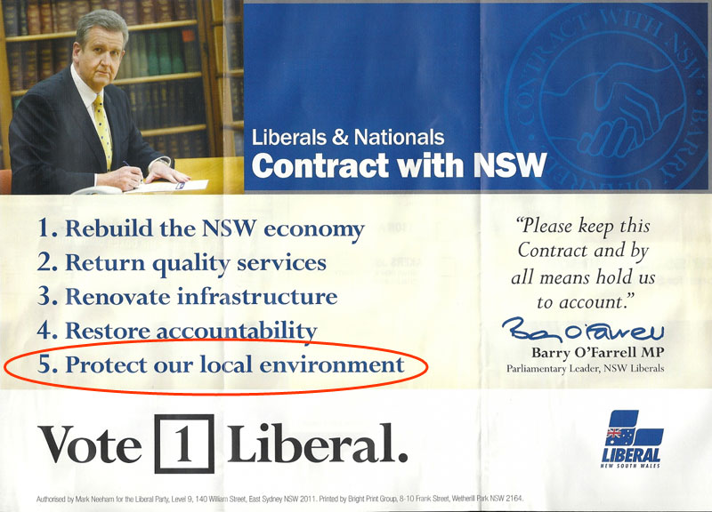 Contract with NSW