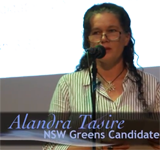 Alandra Tasire at Meet The Candidates