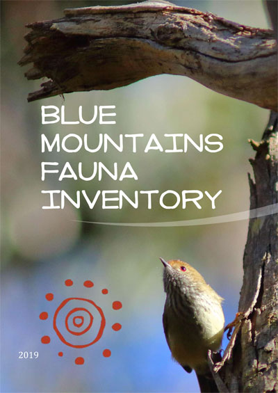 Blue Mountains Fauna Inventory cover