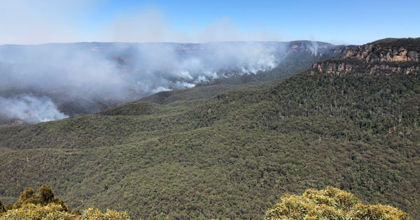 Ruined Castle Bushfire - December 2019