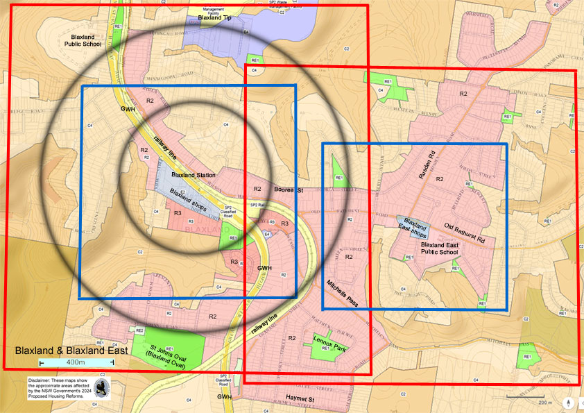 Blaxland and Blaxland East